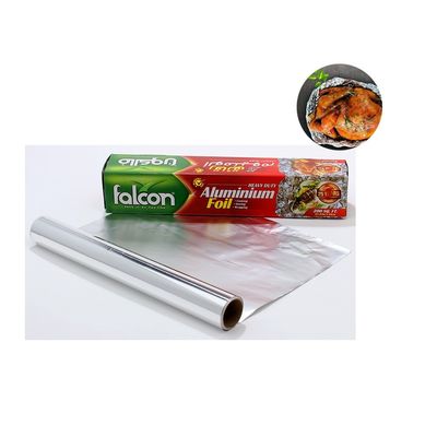 Rollo de papel de papel de aluminio para uso doméstico de papel de hoja de aluminio compuesto para envases de cocina y barbacoa