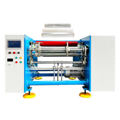 0.009-0.03mm Materia prima Máquina semiautomática para retorcer hojas de aluminio con 2 husos