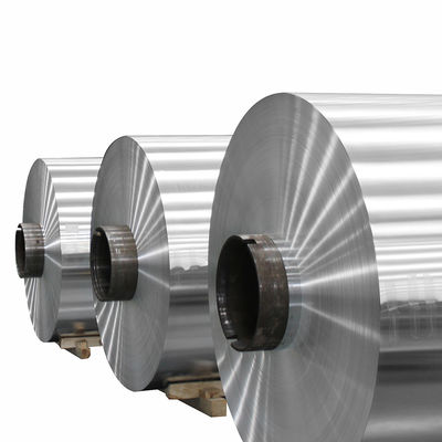 Suministro 8011 Rollo de papel de aluminio Jumbo 11 12 13 15 Micron 30cm 45cm para embalaje de alimentos