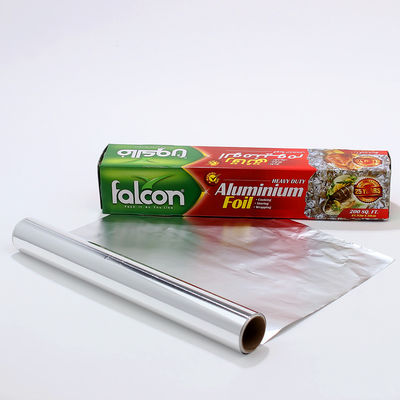 200 pies cuadrados de papel de aluminio de trabajo pesado rollos de longitud personalizada para la preparación de alimentos