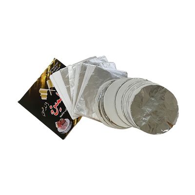 espesor personalizado 8011 de aleación de aluminio Shisha papel de papel o hoja para el uso de narguilé