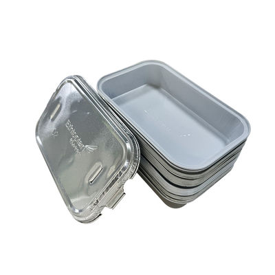 Pedido personalizado Contenedores de comida para llevar de papel de aluminio seguros y protegidos para el transporte de alimentos
