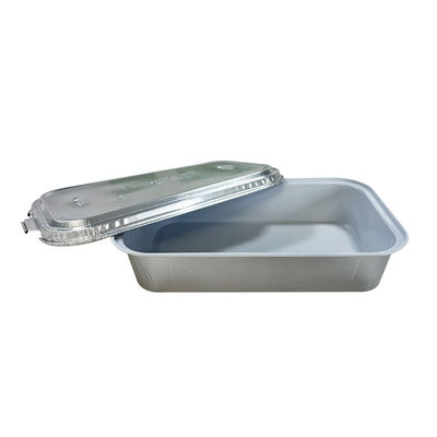 Pedido personalizado Contenedores de comida para llevar de papel de aluminio seguros y protegidos para el transporte de alimentos