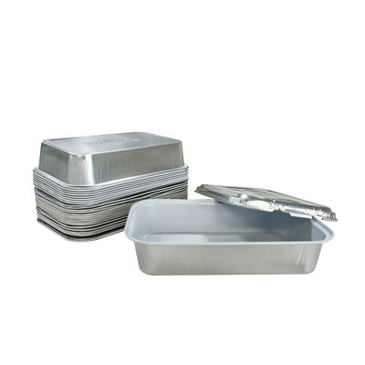 Pedido personalizado Contenedores de comida para llevar de papel de aluminio seguros y protegidos para el transporte de alimentos