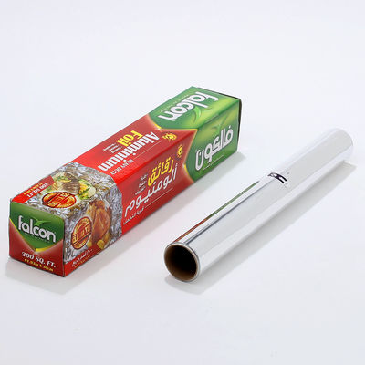 Rollo de papel de papel de aluminio para uso doméstico de papel de hoja de aluminio compuesto para envases de cocina y barbacoa