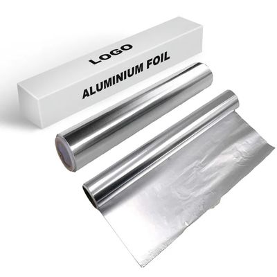 Rollo de papel de papel de aluminio para uso doméstico de papel de hoja de aluminio compuesto para envases de cocina y barbacoa