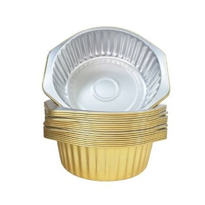 Contenedor de papel de aluminio de microondas desechable para aviones