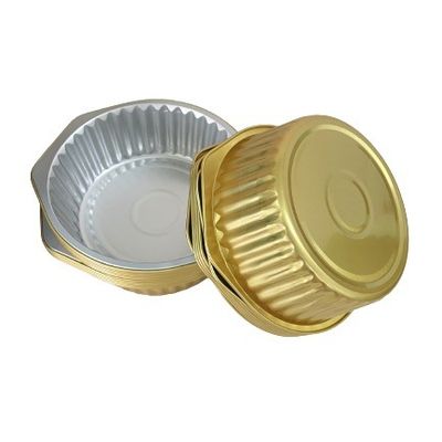 Contenedor de papel de aluminio de microondas desechable para aviones