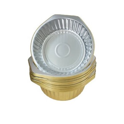 Contenedor de papel de aluminio de microondas desechable para aviones