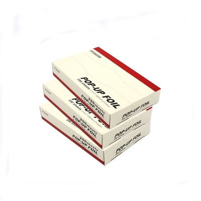 Hoja de papel de aluminio de plata con longitud personalizada