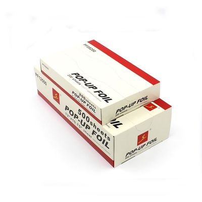 Logotipo personalizado 9x 10.75 Hojas de papel de aluminio para una fácil y conveniente conservación de alimentos