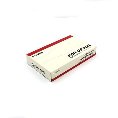 Logotipo personalizado 9x 10.75 Hojas de papel de aluminio para una fácil y conveniente conservación de alimentos
