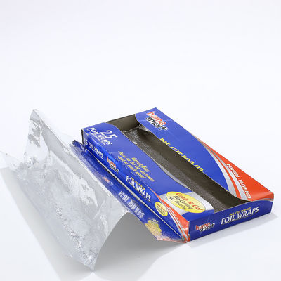 Hoja de papel desechable de papel de aluminio personalizado para envases de alimentos y barbacoas domésticas
