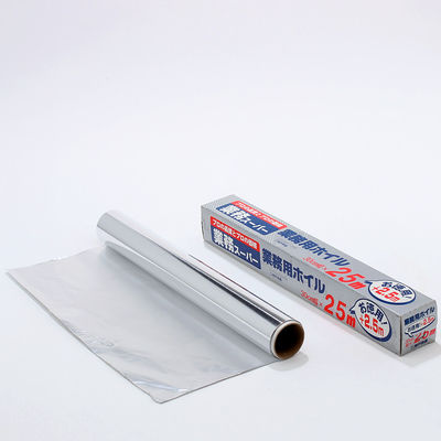 Custom 8011 Temperatura suave de la cocina de estaño papel de papel de papel plateado de alimento embalaje de papel de aluminio rollo