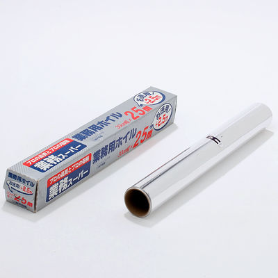 Custom 8011 Temperatura suave de la cocina de estaño papel de papel de papel plateado de alimento embalaje de papel de aluminio rollo