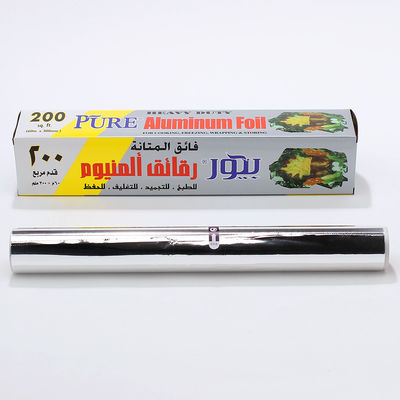 8011 Rollo de papel de envoltura de papel de aluminio de aleación para uso doméstico con ancho personalizado