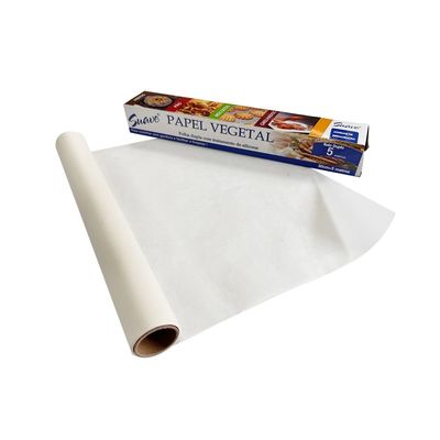 Ampliamente utilizado impermeable a la grasa impermeable a la freidura por aire papel de pergamino rollo con papel de liberación