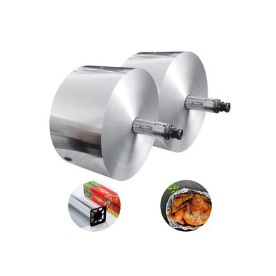 8011 Rollo de papel de aluminio de grado alimenticio Jumbo Roll 9 11 12 13 15 Micron 30cm 45cm para cocina