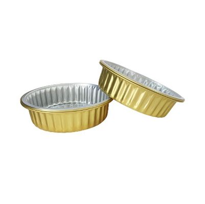 Proceso de moldeo de pulpa Contenedor de alimentos de papel de aluminio rectangular con diseño colorido
