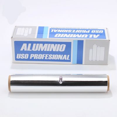 Papel de papel de aluminio de rollo 8011 para embalajes de grado alimenticio con logotipo personalizado