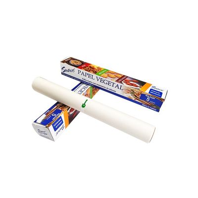 Rollo de papel de hornear con recubrimiento de silicona para pastel antiadherente e impermeable sin grasa