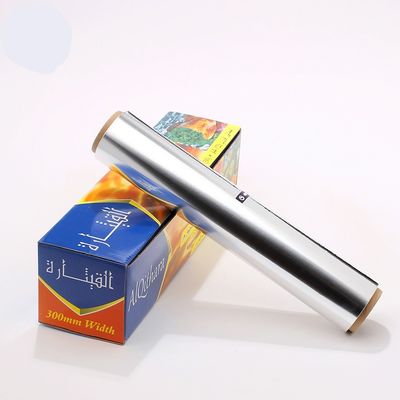 Espesor personalizado Rollo de papel de aluminio desechable para el hogar para la conservación de la cocina