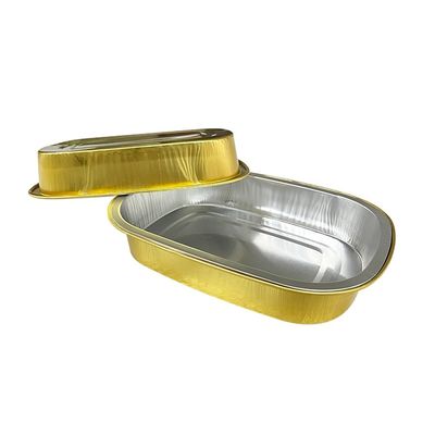 Contenedor de alimento de papel de aluminio caliente y frío reciclable Preparación de comidas Disponible bandeja de papel de plata