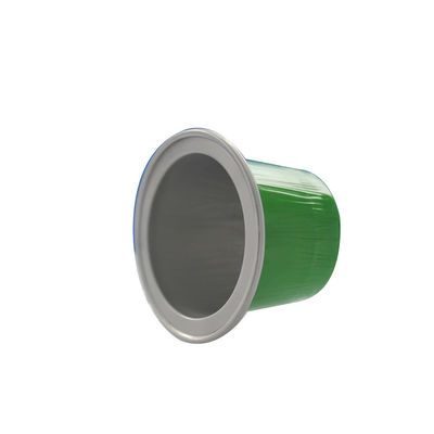 Cápsula de café de papel de aluminio con tapa amigable con el medio ambiente y conveniente para los alimentos