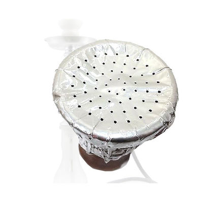 Accesorios de narguilé de ancho personalizado Hookah de papel de aluminio Sheets de papel de shisha con agujero
