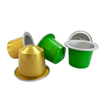 Accesorios de embalaje de alimentos Cápsula de papel de aluminio vacío para café Nespresso