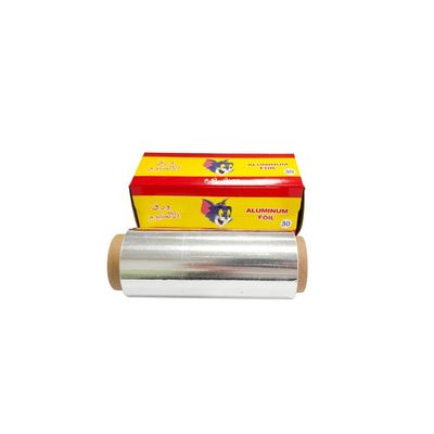 Película de aluminio de plata para el cabello que destaca la longitud personalizada de los rollos de papel de peluquería