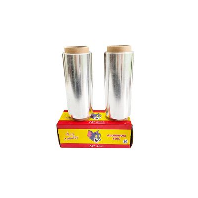 Película de aluminio de plata para el cabello que destaca la longitud personalizada de los rollos de papel de peluquería