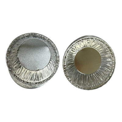 Proceso de moldeo de pulpa Tazas desechables para postres Tazas de horneado de aluminio para postres dorados