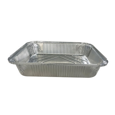 Contenedor de alimentos de aluminio reciclable de papel ovalado de tostador para pavo Necesidades de tostado