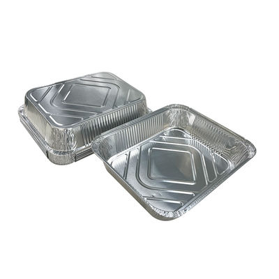 Contenedor de alimentos de aluminio reciclable de papel ovalado de tostador para pavo Necesidades de tostado