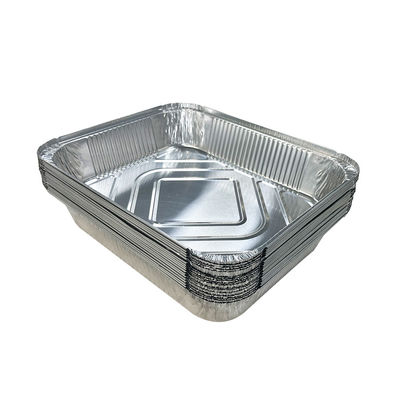 Contenedor de alimentos de aluminio reciclable de papel ovalado de tostador para pavo Necesidades de tostado