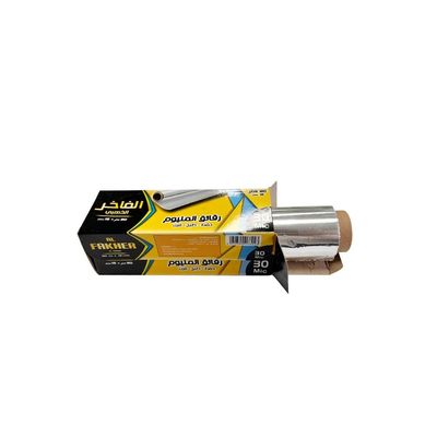 Plata 8011 de aleación personalizada 120 150 mm de ancho de peluquería de aluminio de papel para el salón de belleza