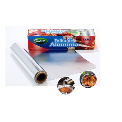 Rollo de papel de aluminio desechable de uso pesado para envases de cocina y servicios de alimentación