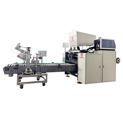 Máquina totalmente automática para retorcer papel de aluminio con embrague magnético de polvo de 25 N.m.