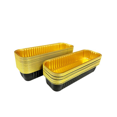 Herramienta de pasteles desechables de colores Contenedores de papel de aluminio bandeja para el embalaje de alimentos para mascotas
