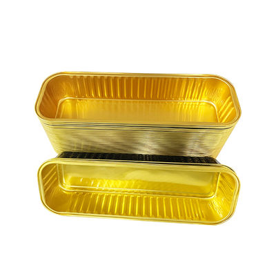 Herramienta de pasteles desechables de colores Contenedores de papel de aluminio bandeja para el embalaje de alimentos para mascotas