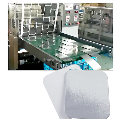 Ancho máximo del material 650 mm Máquina de fabricación de tapas de contenedores de papel de aluminio totalmente automática