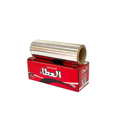 Rollo de papel de aluminio redondo de longitud personalizada de aleación 8011 para papel de fumar Shisha Hookah