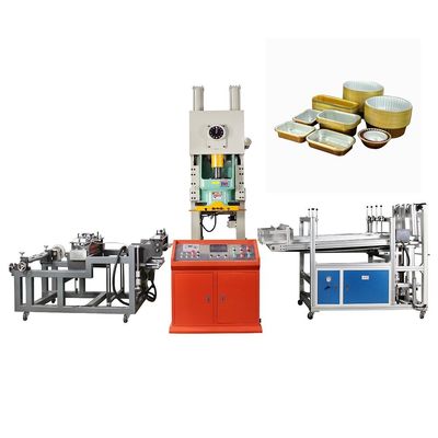 8000 KG Máquina automática de fabricación de platos de papel de aluminio para perforar contenedores de alimentos
