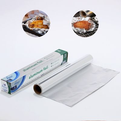 Rollo de papel de aluminio desechable para el hogar y la restauración con longitud personalizada