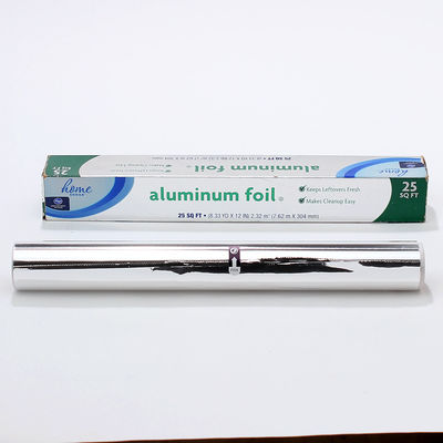 Rollo de papel de aluminio desechable para el hogar y la restauración con longitud personalizada