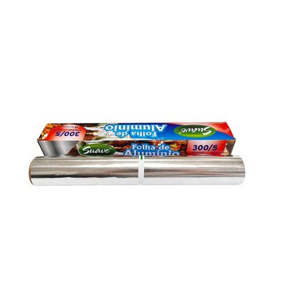 Rolos desechables de papel de aluminio de ancho personalizado para el embalaje de la entrega de alimentos