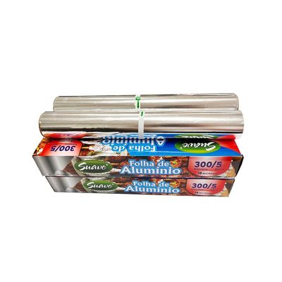 Rolos desechables de papel de aluminio de ancho personalizado para el embalaje de la entrega de alimentos