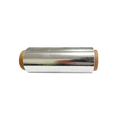 Rollo de papel desechable de papel de aluminio de plata 8011 para peluquería de 20-50mic de espesor
