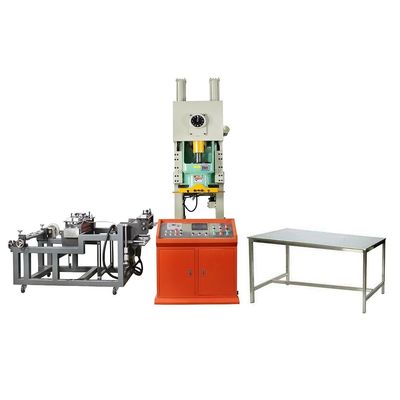 Línea de producción de contenedores de papel de aluminio de 80 t con motor de 11 kW para comida para llevar
